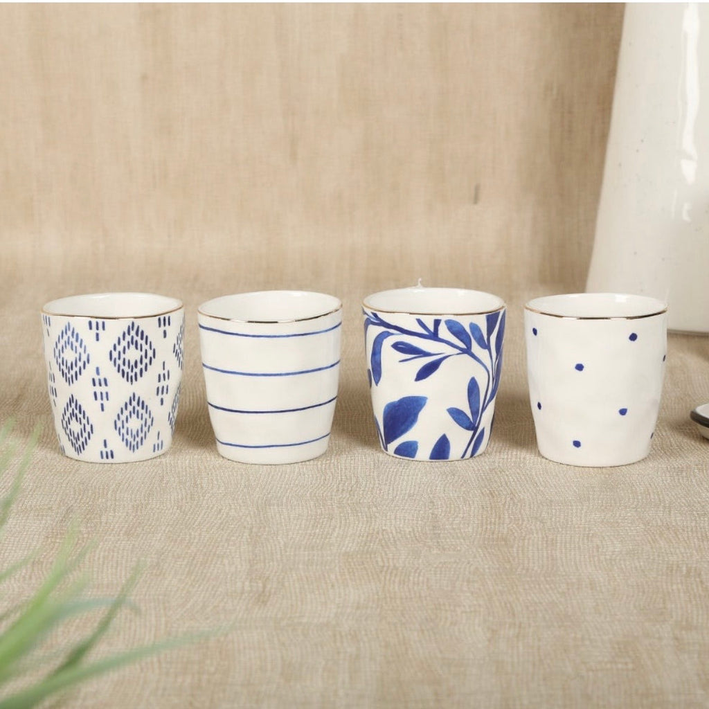 The Blues Coffee Cups Set of 4