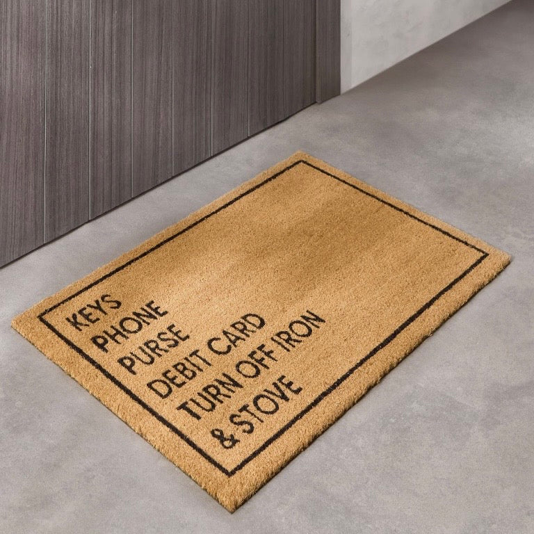 The Checklist Doormat 60x90 cm