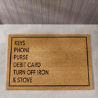 The Checklist Doormat 60x90 cm