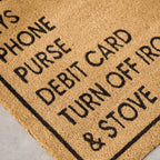 The Checklist Doormat 60x90 cm