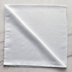 The Sparkle Cloth Napkins Set of 4 in White and Silver