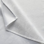 The Sparkle Cloth Napkins Set of 4 in White and Silver