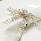 The Crystal Spray Napkin Rings Set of 4