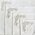 The Baroque Embroidered Cloth Napkins / Placemats Set of 4