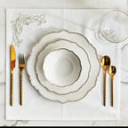 The Baroque Embroidered Cloth Napkins / Placemats Set of 4