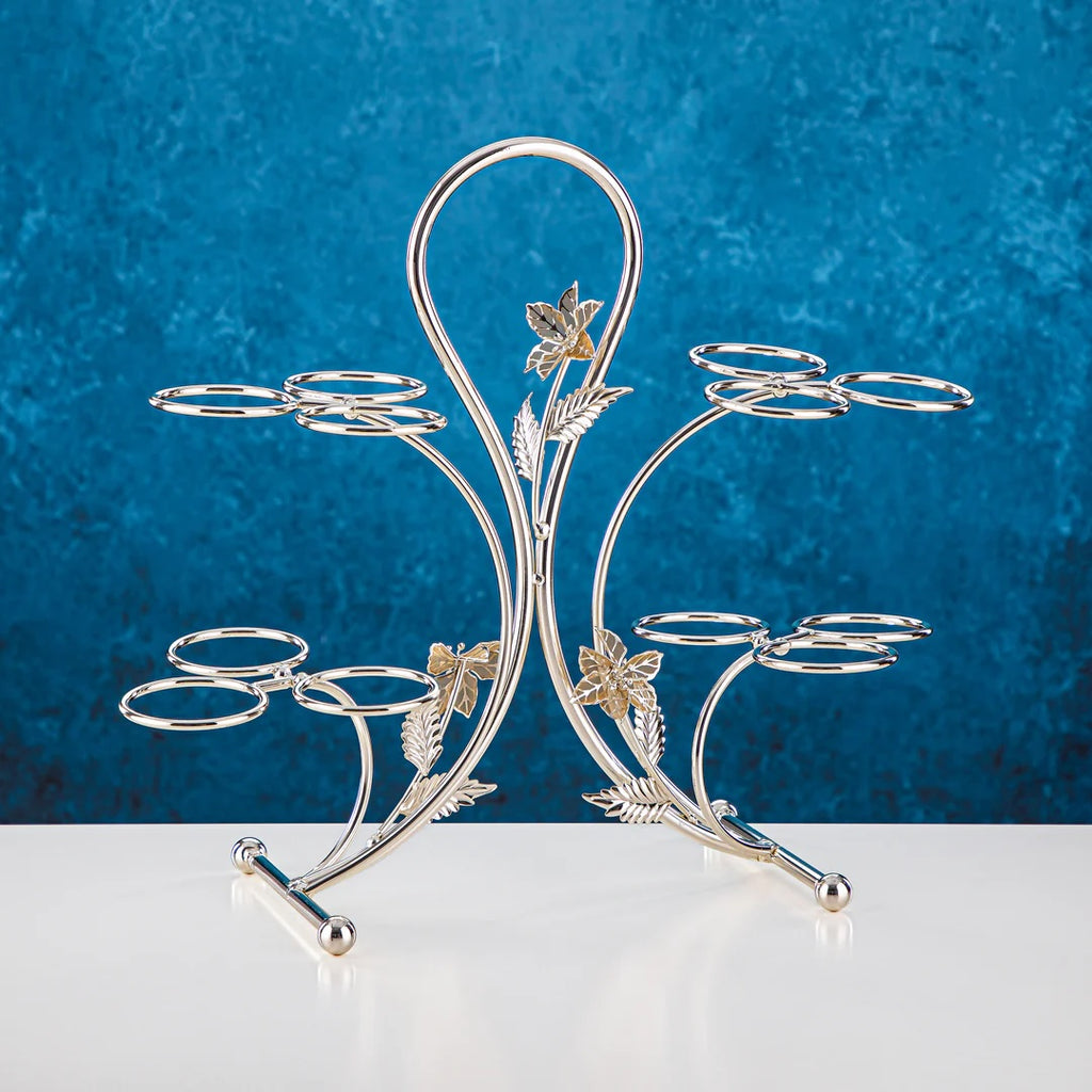 حامل أكواب ريجال 12 باللون الفضي