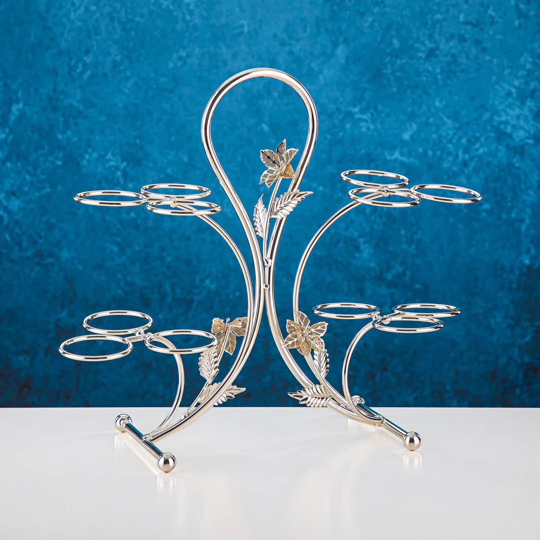 حامل أكواب ريجال 12 باللون الفضي