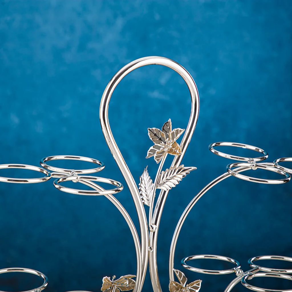 حامل أكواب ريجال 12 باللون الفضي