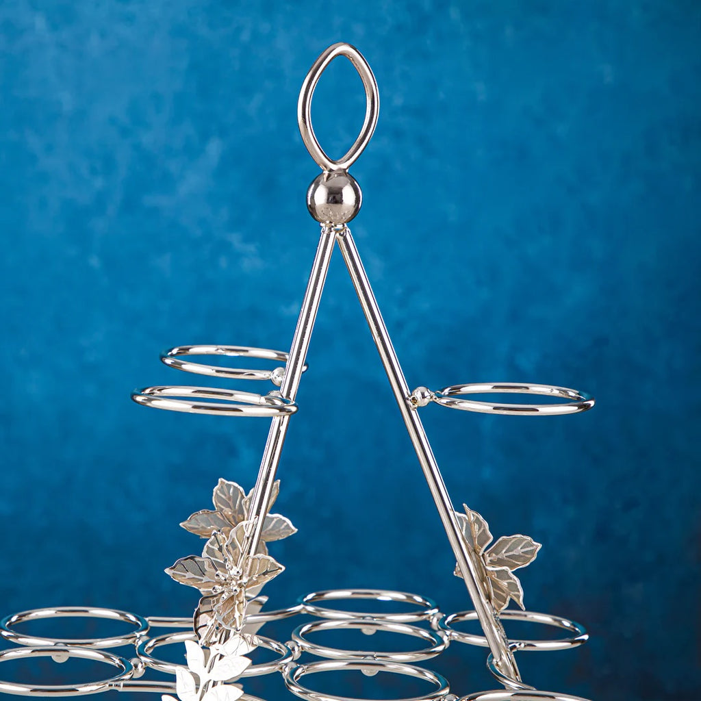 حامل أكواب ريجال 12 باللون الفضي