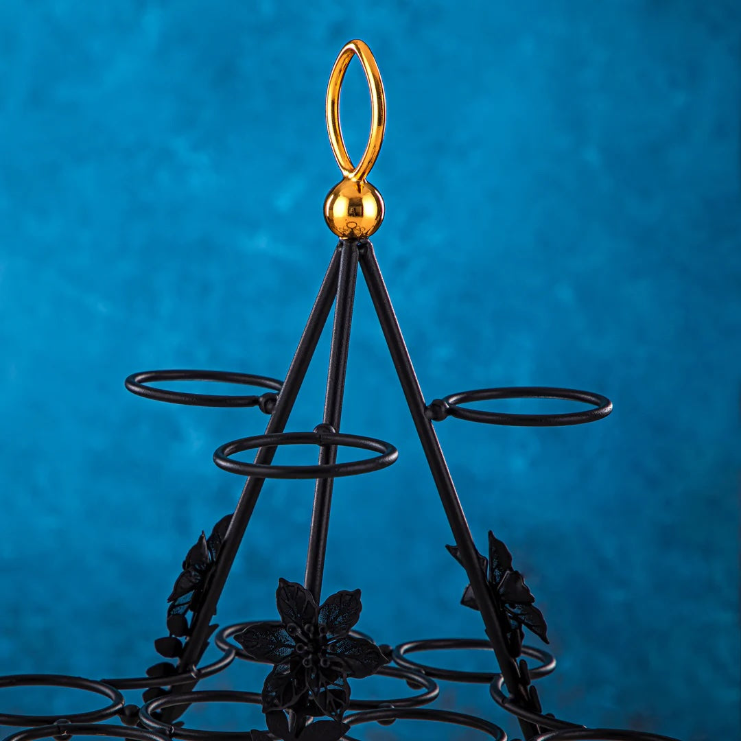 حامل أكواب Regal 12 باللون الأسود