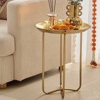 The Hammered Table Tray in Gold