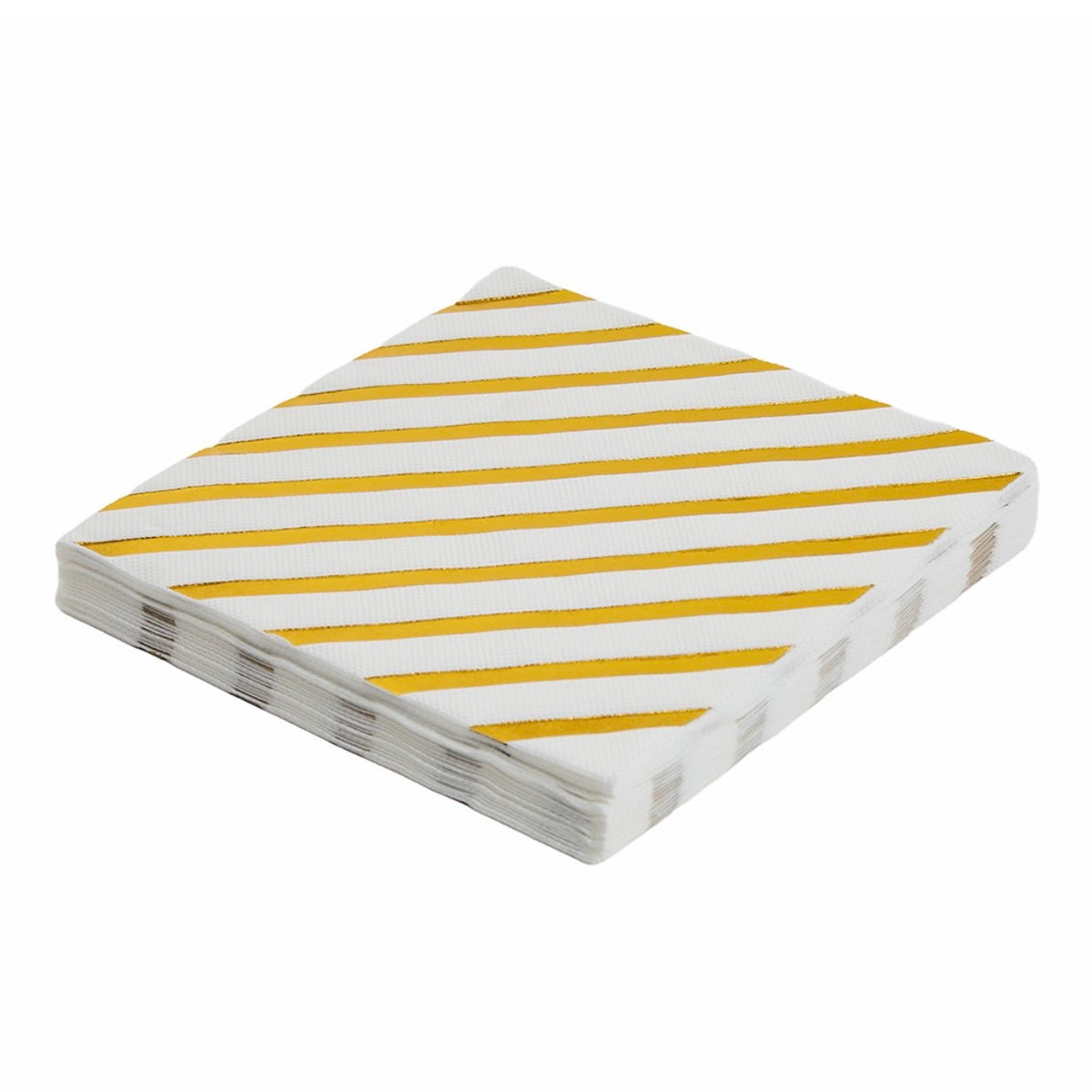 The Gold Stripes Paper Napkins
