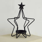 حامل شموع معدني من ذا ستار، مقاس 24 سم