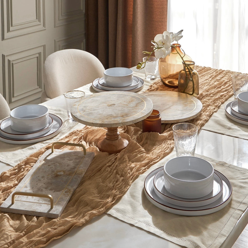 The Beige Table Runner 90x300 cm