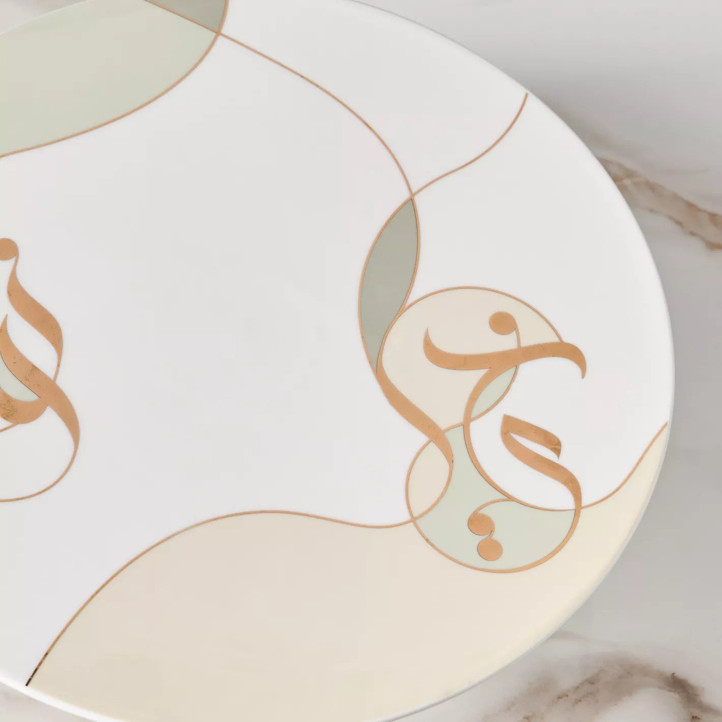 حامل تقديم بورسلين نور 33 سم