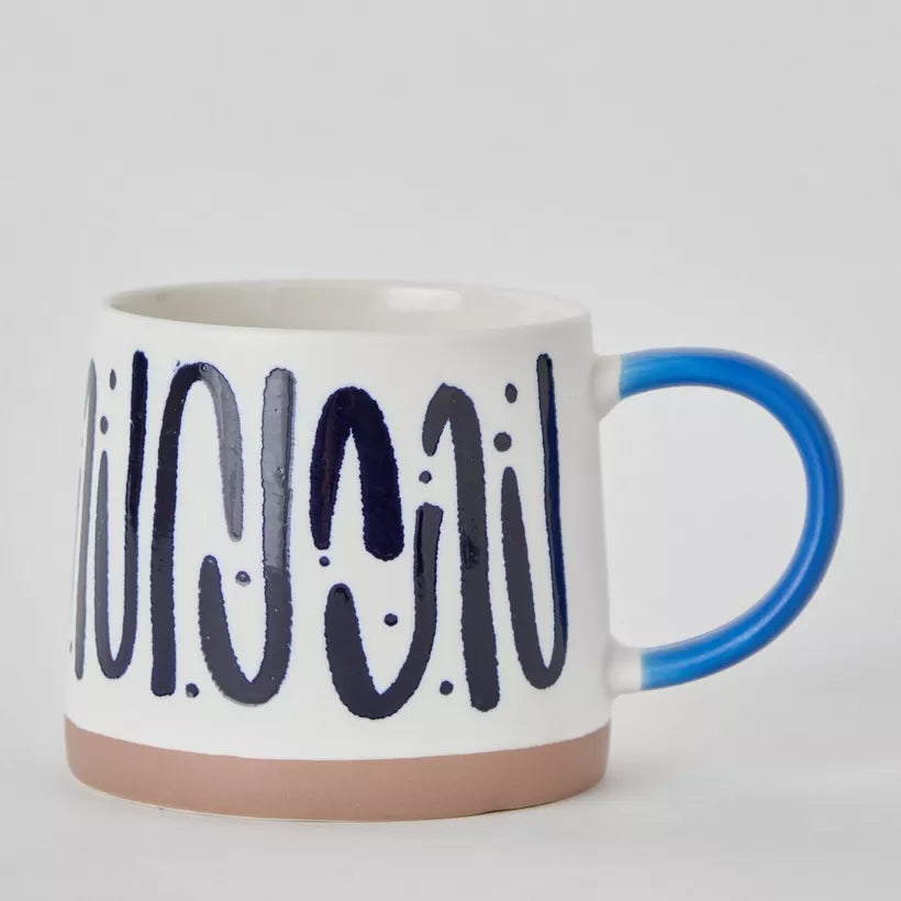 مجموعة أكواب جيو بورسلين مكونة من 4 قطع