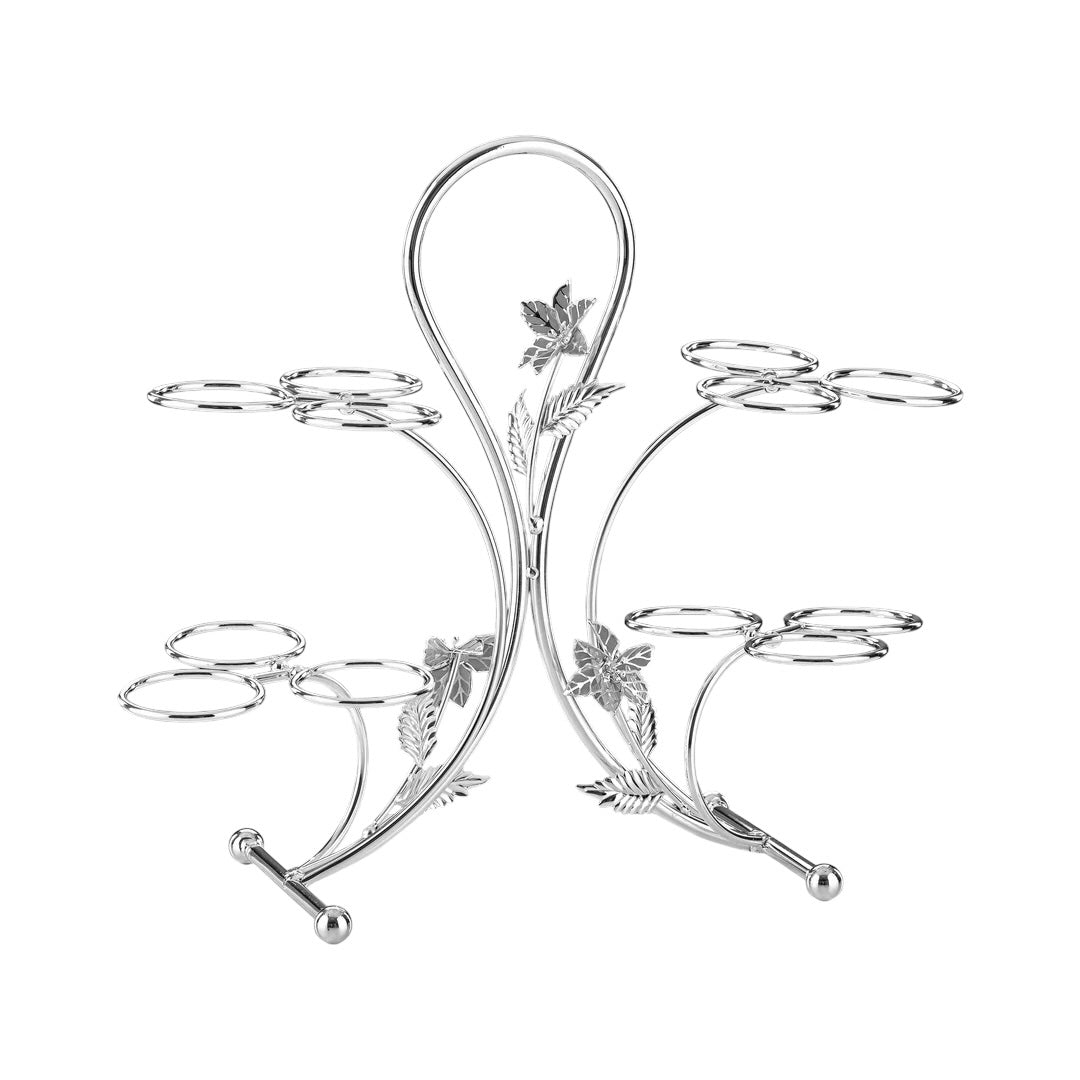 حامل أكواب ريجال 12 باللون الفضي