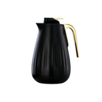 The Grace Vacuum Flask, 1L, Black & Gold