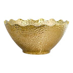 The Hammered Serving Bowl in Gold 26 cm