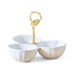 The Leaf Trio Serving bowls 23x23x15 cm