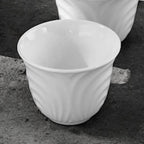 The Waves Porcelain Arabic Coffee Cups set of 6