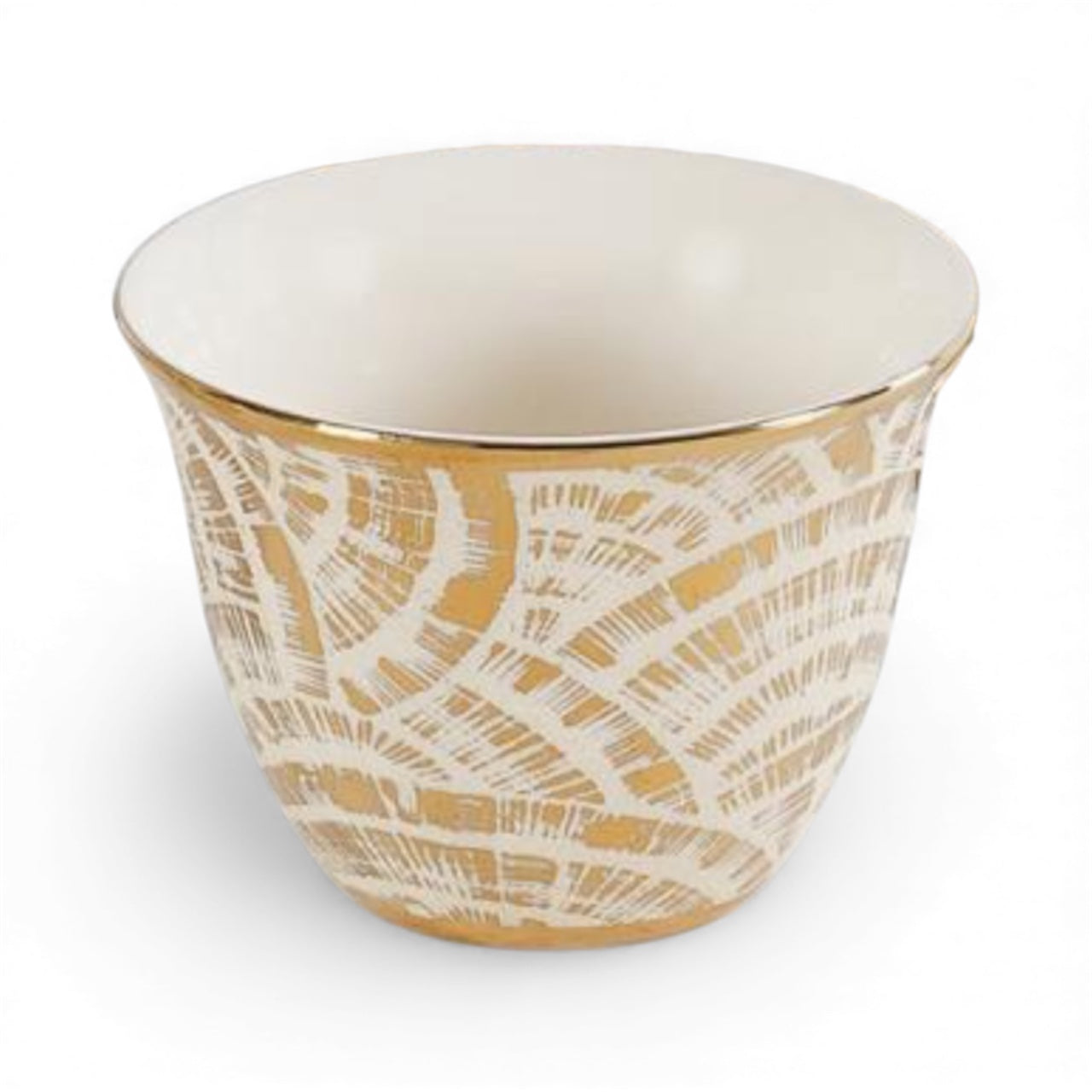 طقم فناجين قهوة عربية بورسلين من أورا، 6 قطع