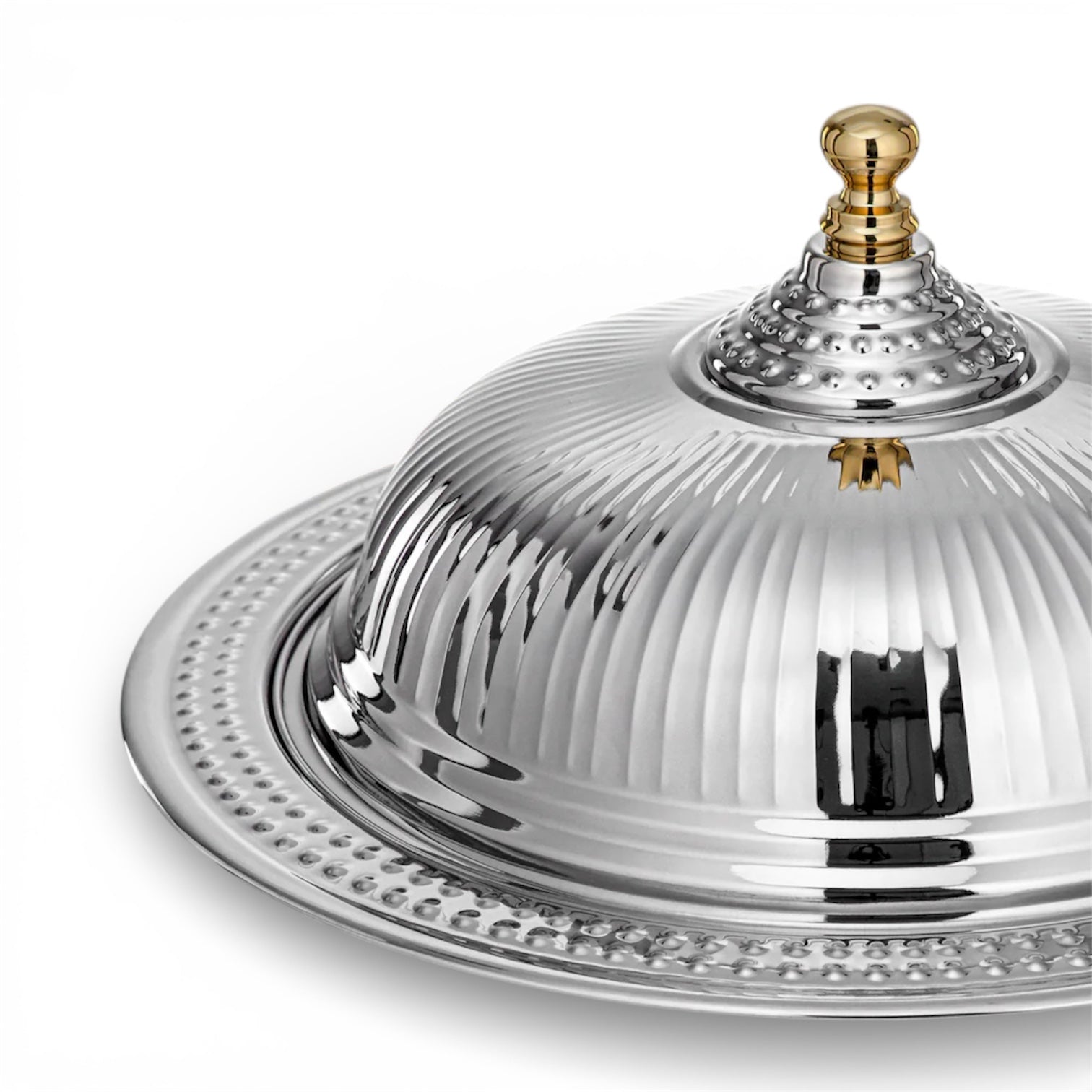 The Diwani Stainless Covered Serving Platter