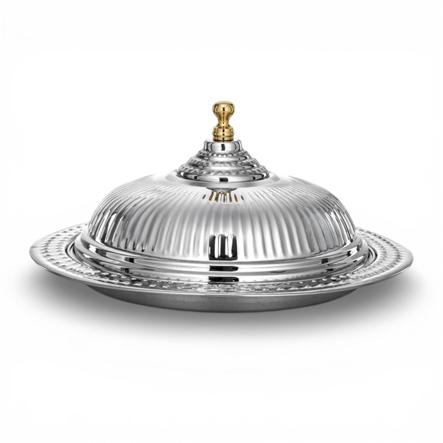 The Diwani Stainless Covered Serving Platter