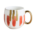The Arty Porcelain Mug in Red