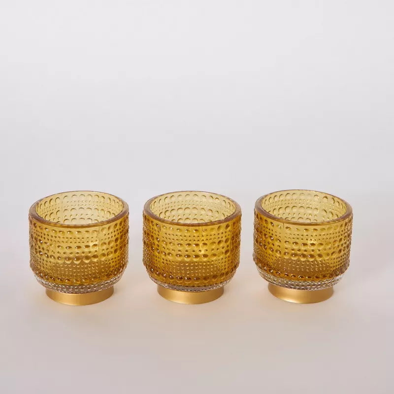 مجموعة أورا المكونة من 3 حاملات شموع