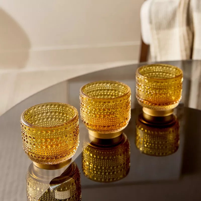 مجموعة أورا المكونة من 3 حاملات شموع