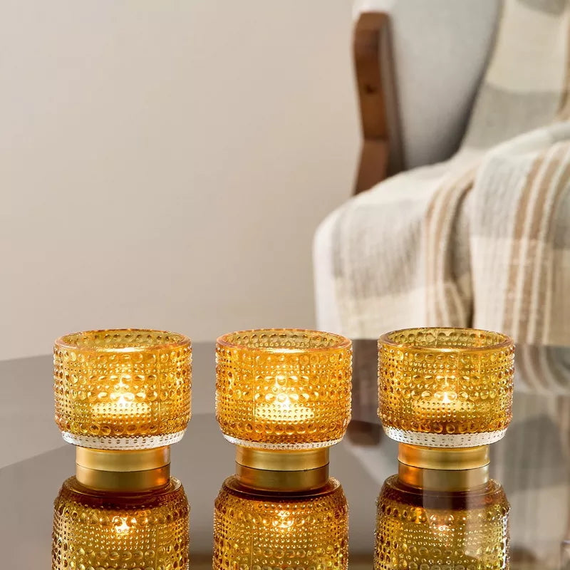 مجموعة أورا المكونة من 3 حاملات شموع