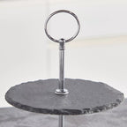 حامل تقديم من طبقتين من ذا سليت، 20 سم