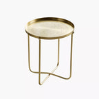 The Mandala Table Tray in Gold