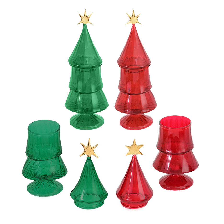 The Christmas Tree Glass Jar