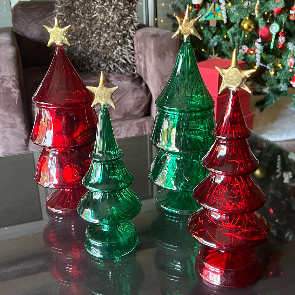 The Christmas Tree Glass Jar