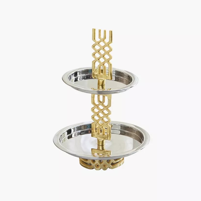 حامل تقديم من مستويين من مجموعة إليجانس، 25×32 سم