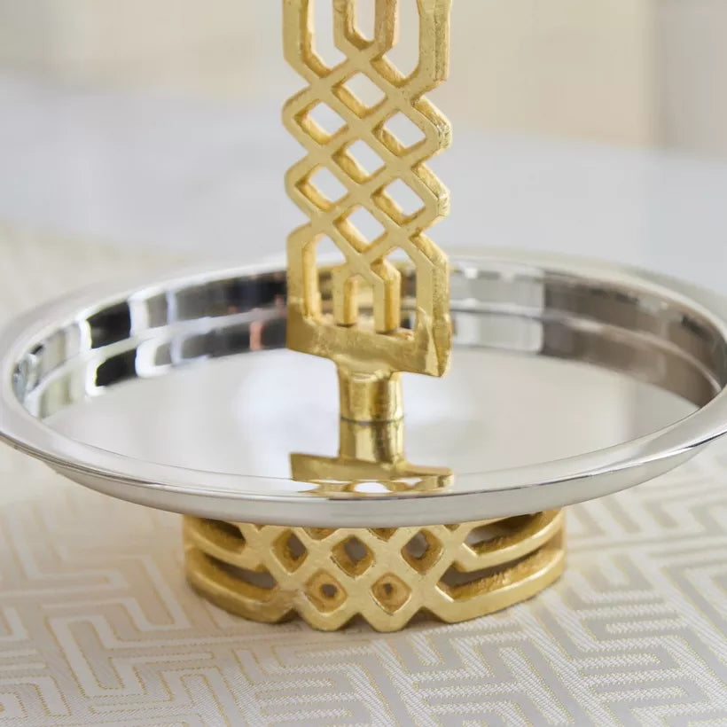 حامل تقديم من مستويين من مجموعة إليجانس، 25×32 سم