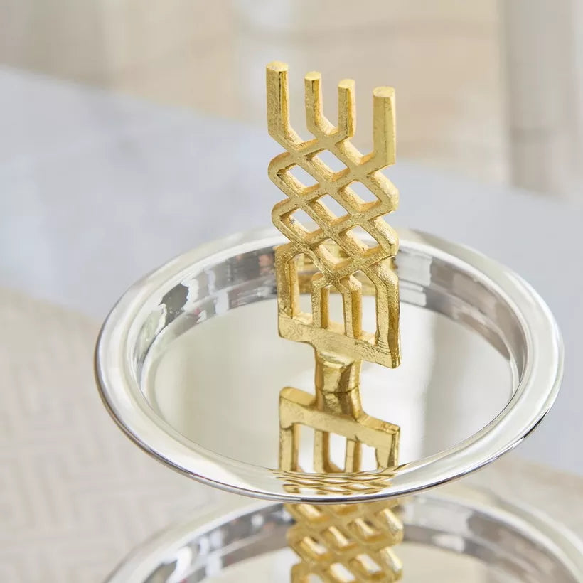 حامل تقديم من مستويين من مجموعة إليجانس، 25×32 سم