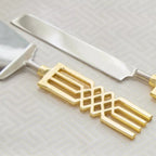 مجموعة تقديم الكيك والسكاكين من مجموعة إليجانس