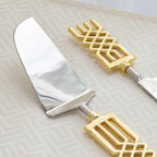 مجموعة تقديم الكيك والسكاكين من مجموعة إليجانس