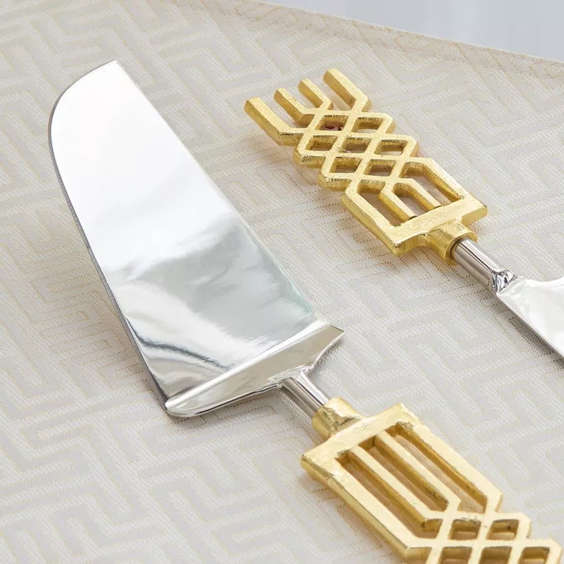 مجموعة تقديم الكيك والسكاكين من مجموعة إليجانس