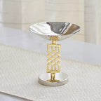 طبق تقديم ذو قاعدة من مجموعة إليجانس، مقاس 16×16×15 سم