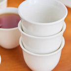 The Blanca Porcelain Arabic Coffee Cups set of 6