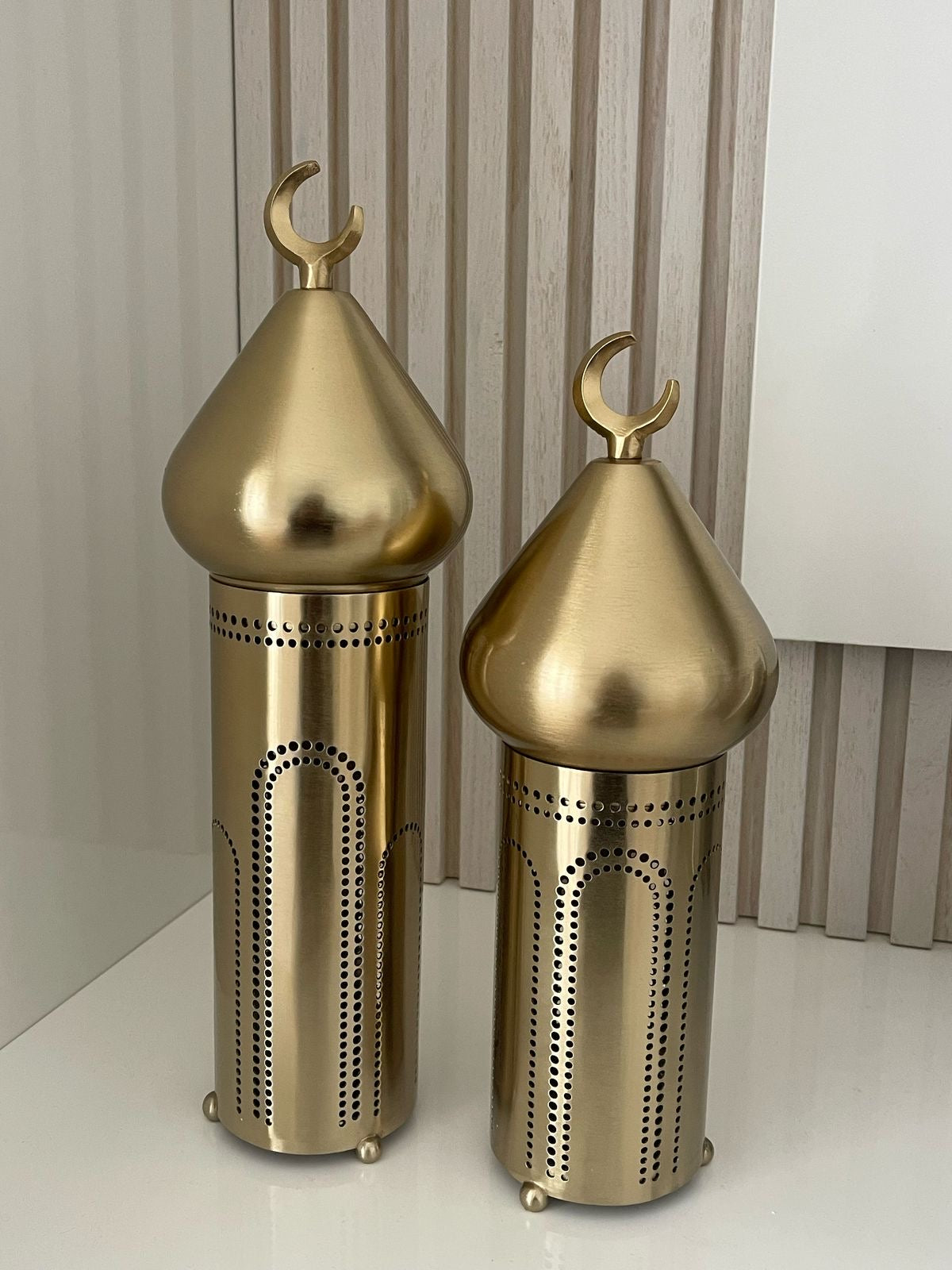 The Minaret Metal Candleholder Set