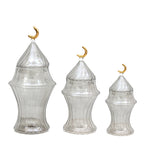 The Grey Glass Fanoos Jars