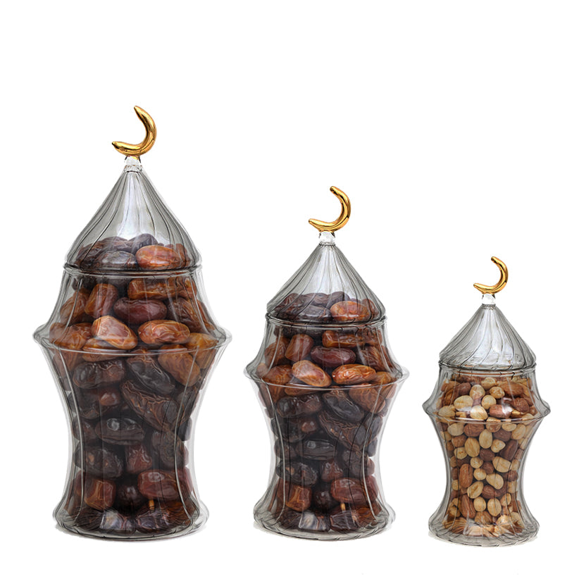 The Grey Glass Fanoos Jars