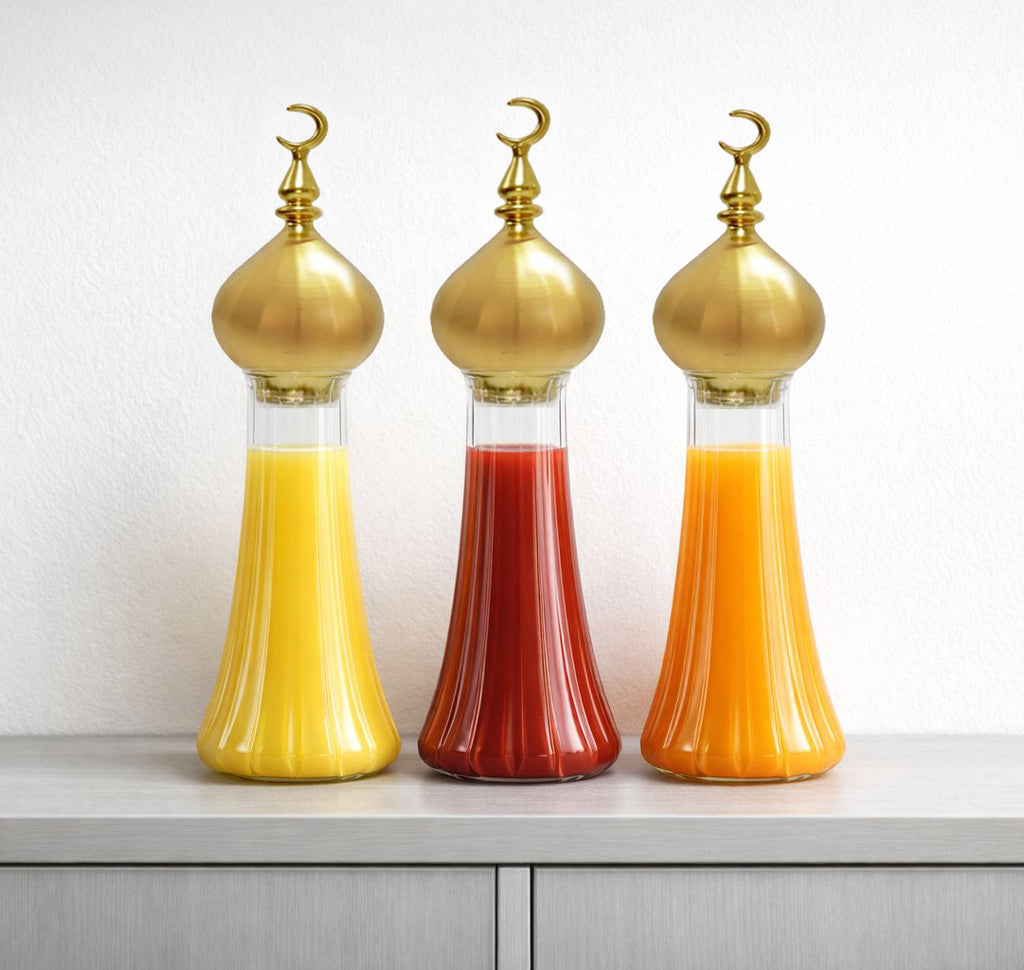 The Textured Golden Dome 1 L Carafe (Sold by 1)