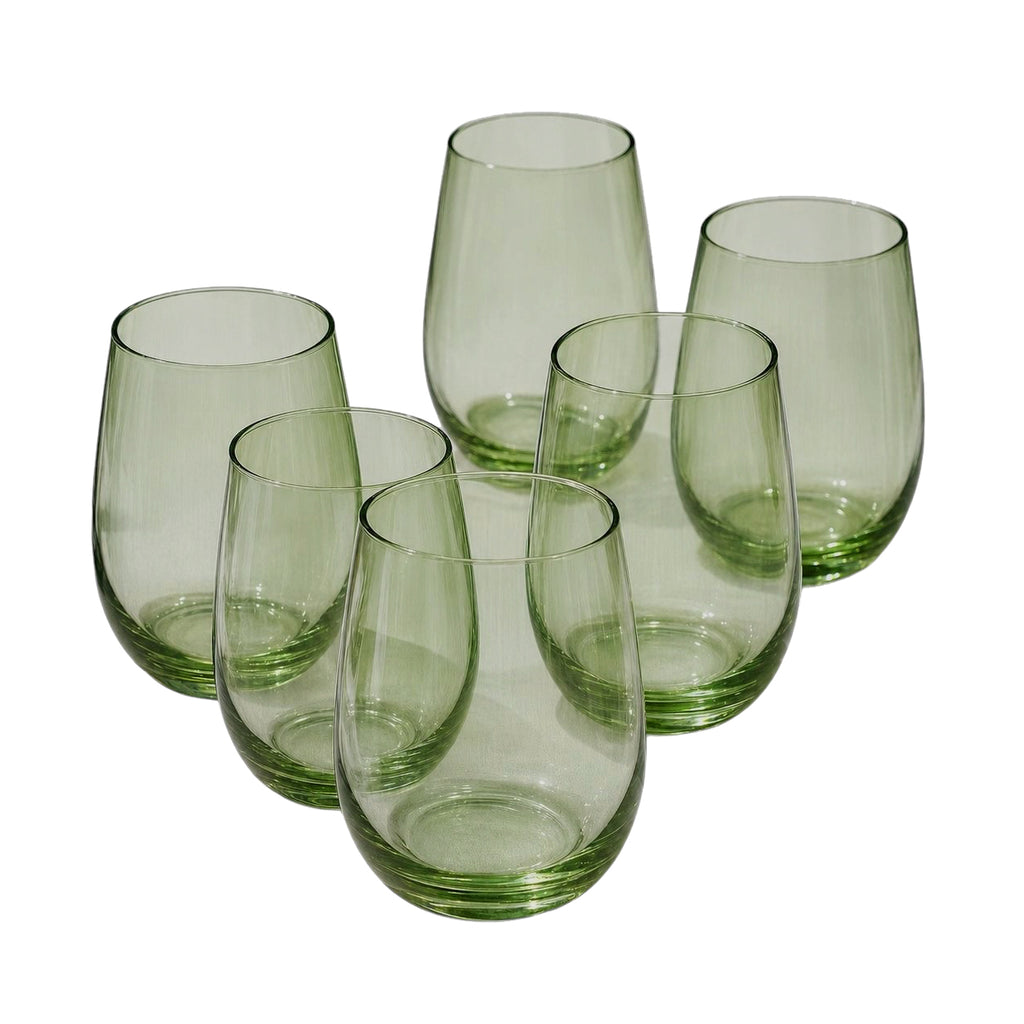 The Emerald Glasses Set of 6