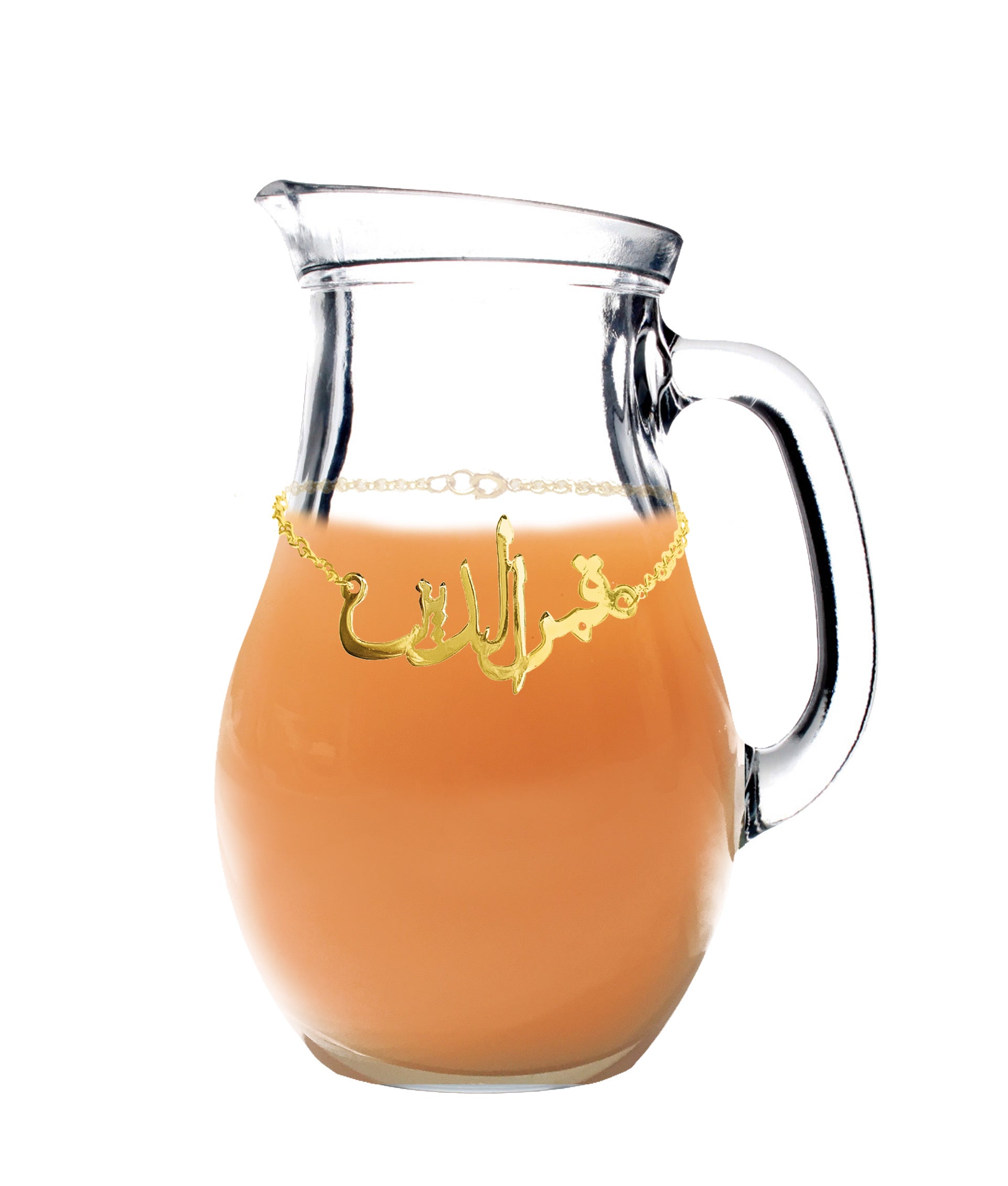 سلسلة قمر الدين قمر الدين من النحاس المطلي بالذهب